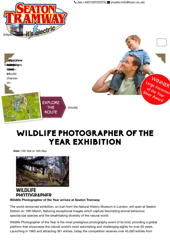 Wildlife Photographer of the Year Exhibition